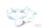 Preview: Nuggiketteli & Greifling Set Smart-Line Hellblau - Weiss