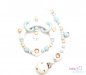 Preview: Nuggiketteli & Greifling Set Smart-Line Hellblau - Weiss