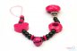 Preview: Nuggiketteli Glamour-Line Pink - Schwarz