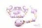Preview: Nuggiketteli & Greifling Set Smart-Line Rosa - Weiss