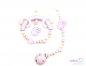 Preview: Nuggiketteli & Greifling Set Smart-Line Rosa - Weiss