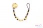 Preview: Nuggiketteli mit Name Personal-Line Schwarz - Gold