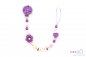 Preview: Nuggiketteli mit Name Personal-Line Violette - Pink
