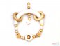 Preview: Nuggiketteli & Greifling Set mit Name Personal-Line Nature - Weiss