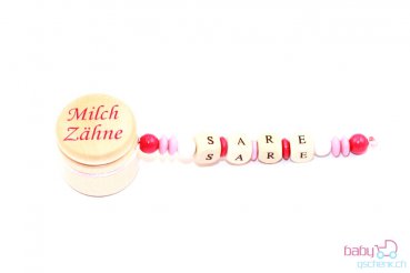Milchzahndose Personal-Line Pink - Rosa