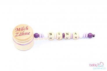 Milchzahndose Personal-Line Violette - Flieder