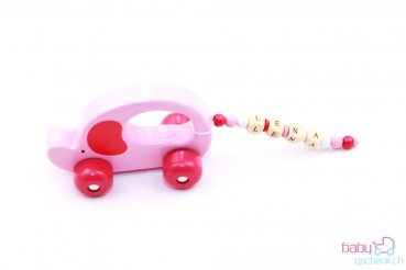 Greifling Auto Elefant Personal-Line Rosa