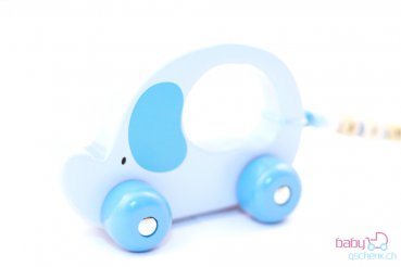 Greifling Auto Elefant Personal-Line Blau