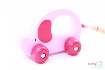 Greifling Auto Elefant Personal-Line Rosa