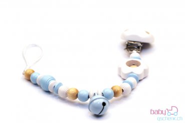 Nuggiketteli Smart-Line Hellblau - Weiss