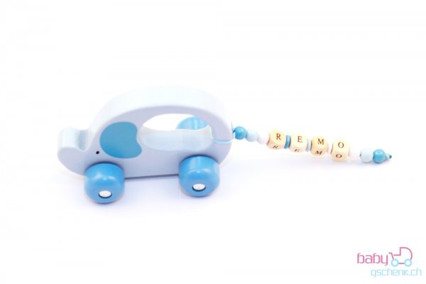 Greifling Auto Elefant Personal-Line Blau