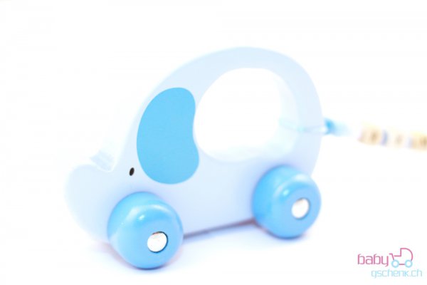 Greifling Auto Elefant Personal-Line Blau