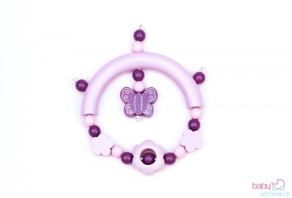 Nuggiketteli & Greifling Set Glamour-Line Rosa - Violett