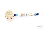 Milchzahndose Personal-Line Blau - Weiss