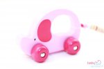 Greifling Auto Elefant Personal-Line Rosa