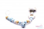 Nuggiketteli Smart-Line Hellblau - Weiss