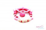 Greifling mit Name Personal-Line Rot - Rosa